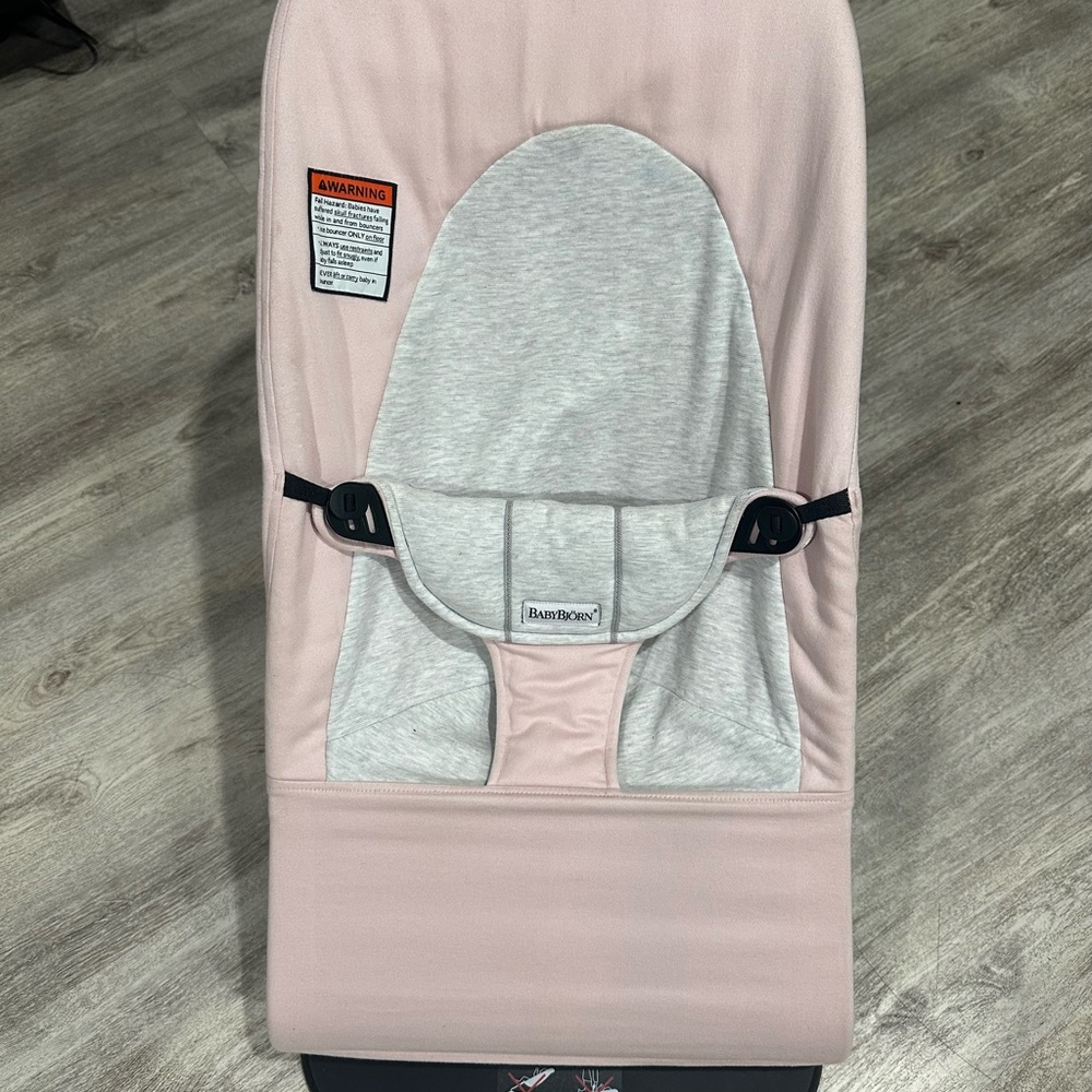 BabyBjorn Pink and Gray Bouncer